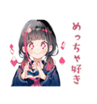 制服の女の子★合唱部（個別スタンプ：25）