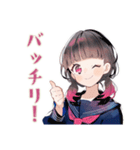 制服の女の子★合唱部（個別スタンプ：39）