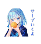 卓球部がんばる★女子高生編（個別スタンプ：4）