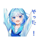 卓球部がんばる★女子高生編（個別スタンプ：24）
