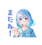 卓球部がんばる★女子高生編（個別スタンプ：25）