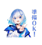 卓球部がんばる★女子高生編（個別スタンプ：26）