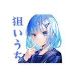 卓球部がんばる★女子高生編（個別スタンプ：28）