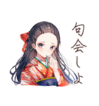 大正女学生の文芸部連絡用（個別スタンプ：5）