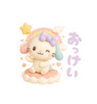 もっちりうさのやさしい毎日♡（個別スタンプ：3）