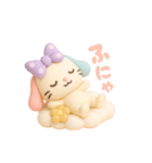 もっちりうさのやさしい毎日♡（個別スタンプ：25）
