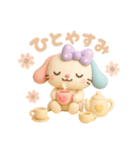 もっちりうさのやさしい毎日♡（個別スタンプ：29）