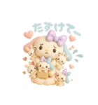 もっちりうさのやさしい毎日♡（個別スタンプ：30）