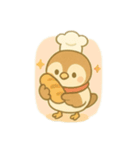 スズメのパン屋さん 日本語（個別スタンプ：27）
