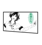 漫画『化物語』 するがモンキー（個別スタンプ：1）