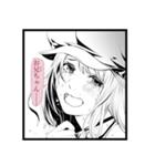 漫画『化物語』 なでこスネイク（個別スタンプ：6）