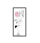 漫画『化物語』 なでこスネイク（個別スタンプ：13）