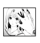 漫画『化物語』 なでこスネイク（個別スタンプ：17）