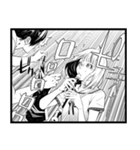 漫画『化物語』 なでこスネイク（個別スタンプ：19）