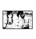 漫画『化物語』 なでこスネイク（個別スタンプ：23）