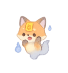 幽霊キツネの灯籠巡り（個別スタンプ：6）