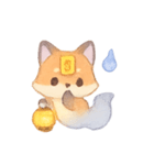 幽霊キツネの灯籠巡り（個別スタンプ：12）