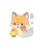 幽霊キツネの灯籠巡り（個別スタンプ：15）