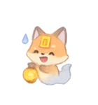 幽霊キツネの灯籠巡り（個別スタンプ：16）