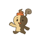 焼けこけ紙人形の七月さまよう日記（個別スタンプ：2）