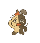 焼けこけ紙人形の七月さまよう日記（個別スタンプ：4）