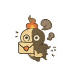 焼けこけ紙人形の七月さまよう日記（個別スタンプ：7）