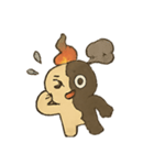 焼けこけ紙人形の七月さまよう日記（個別スタンプ：12）