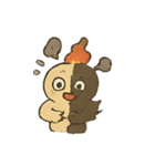 焼けこけ紙人形の七月さまよう日記（個別スタンプ：18）