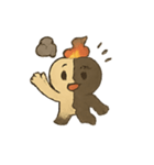 焼けこけ紙人形の七月さまよう日記（個別スタンプ：23）