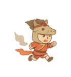 紙馬少年の霊祭ダッシュ（個別スタンプ：1）