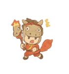 紙馬少年の霊祭ダッシュ（個別スタンプ：8）