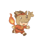 紙馬少年の霊祭ダッシュ（個別スタンプ：14）