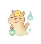 幽霊カピバラの灯籠ゆらり（個別スタンプ：5）