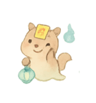幽霊カピバラの灯籠ゆらり（個別スタンプ：7）
