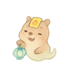 幽霊カピバラの灯籠ゆらり（個別スタンプ：20）