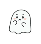 まんまるゴースト びっくり顔劇場（個別スタンプ：6）
