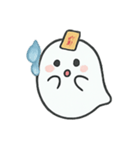 まんまるゴースト びっくり顔劇場（個別スタンプ：10）