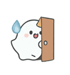 まんまるゴースト びっくり顔劇場（個別スタンプ：12）
