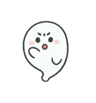 まんまるゴースト びっくり顔劇場（個別スタンプ：16）