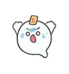まんまるゴースト びっくり顔劇場（個別スタンプ：21）