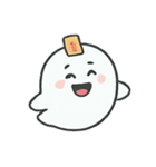 まんまるゴースト びっくり顔劇場（個別スタンプ：24）