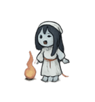 交替ミスるおばけちゃん（個別スタンプ：4）