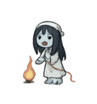 交替ミスるおばけちゃん（個別スタンプ：7）