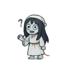 交替ミスるおばけちゃん（個別スタンプ：11）