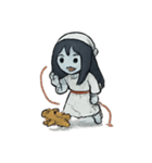 交替ミスるおばけちゃん（個別スタンプ：12）