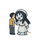 交替ミスるおばけちゃん（個別スタンプ：13）