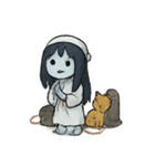 交替ミスるおばけちゃん（個別スタンプ：15）