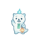 幽霊ラッコの灯籠流し（個別スタンプ：1）