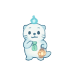 幽霊ラッコの灯籠流し（個別スタンプ：5）