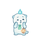 幽霊ラッコの灯籠流し（個別スタンプ：9）